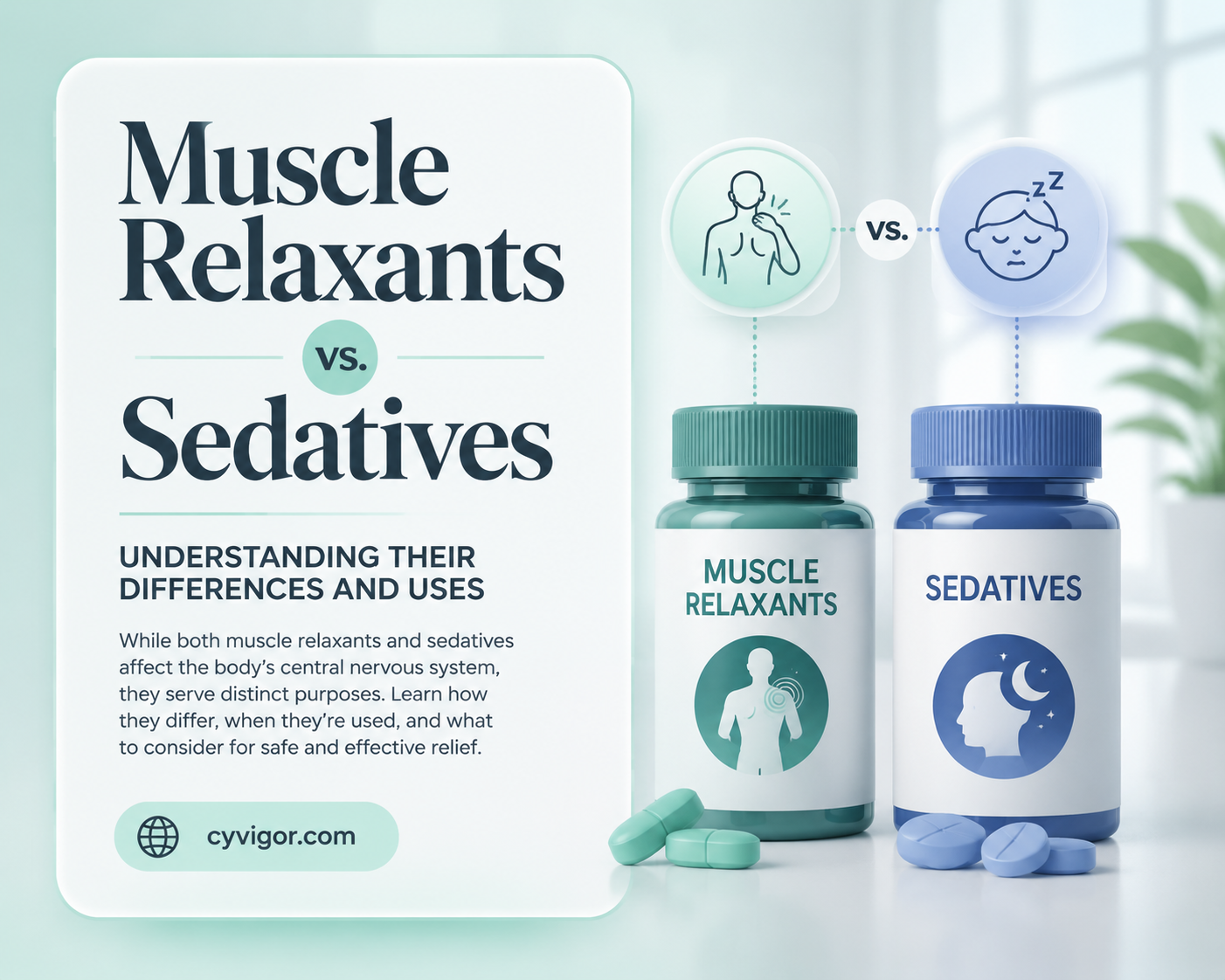 are muscle relaxants sedatives