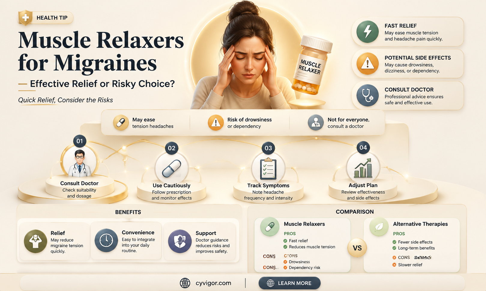 are muscle relaxers good for migraines