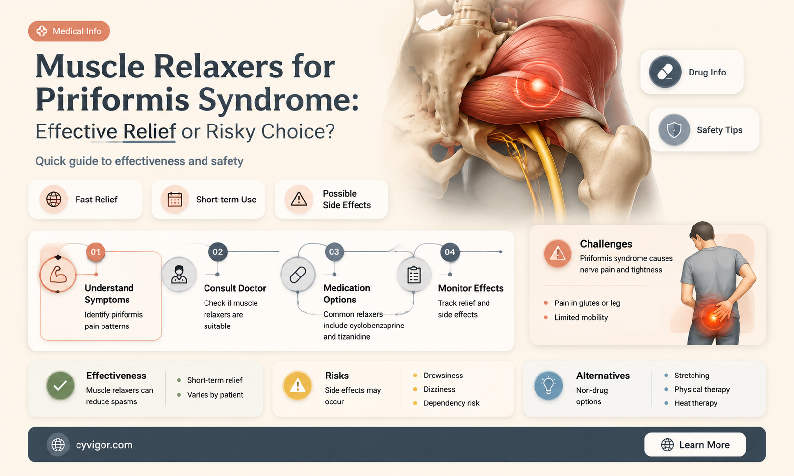 are muscle relaxers good for piriformis syndrome