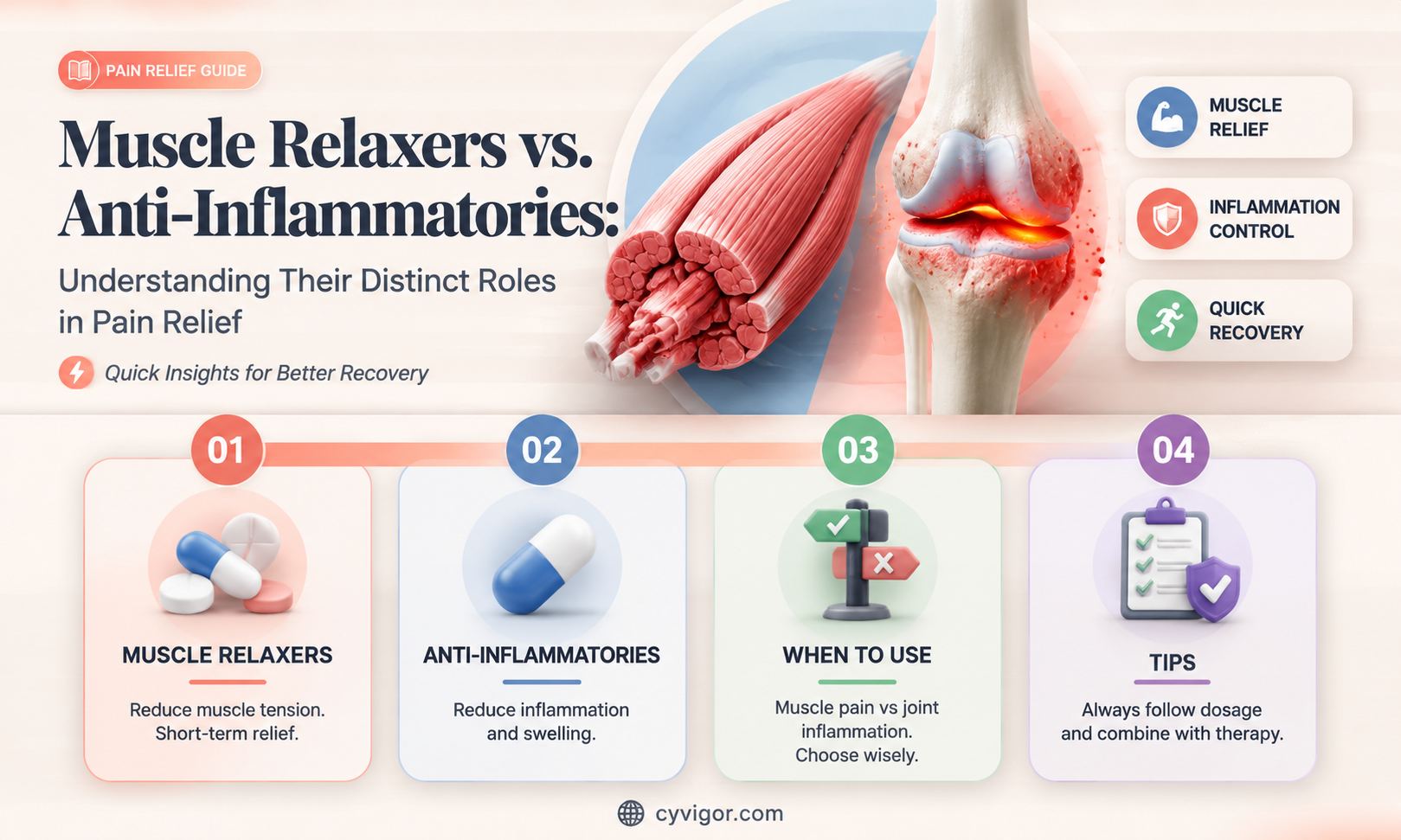are muscle relaxers anti-inflammatories