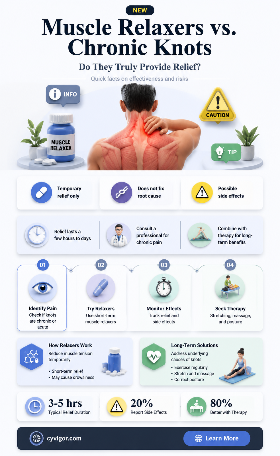 are muscle relaxers effective on chronically knotted muscles