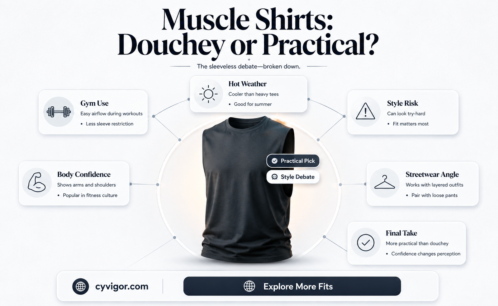 are muscle shirts douchey