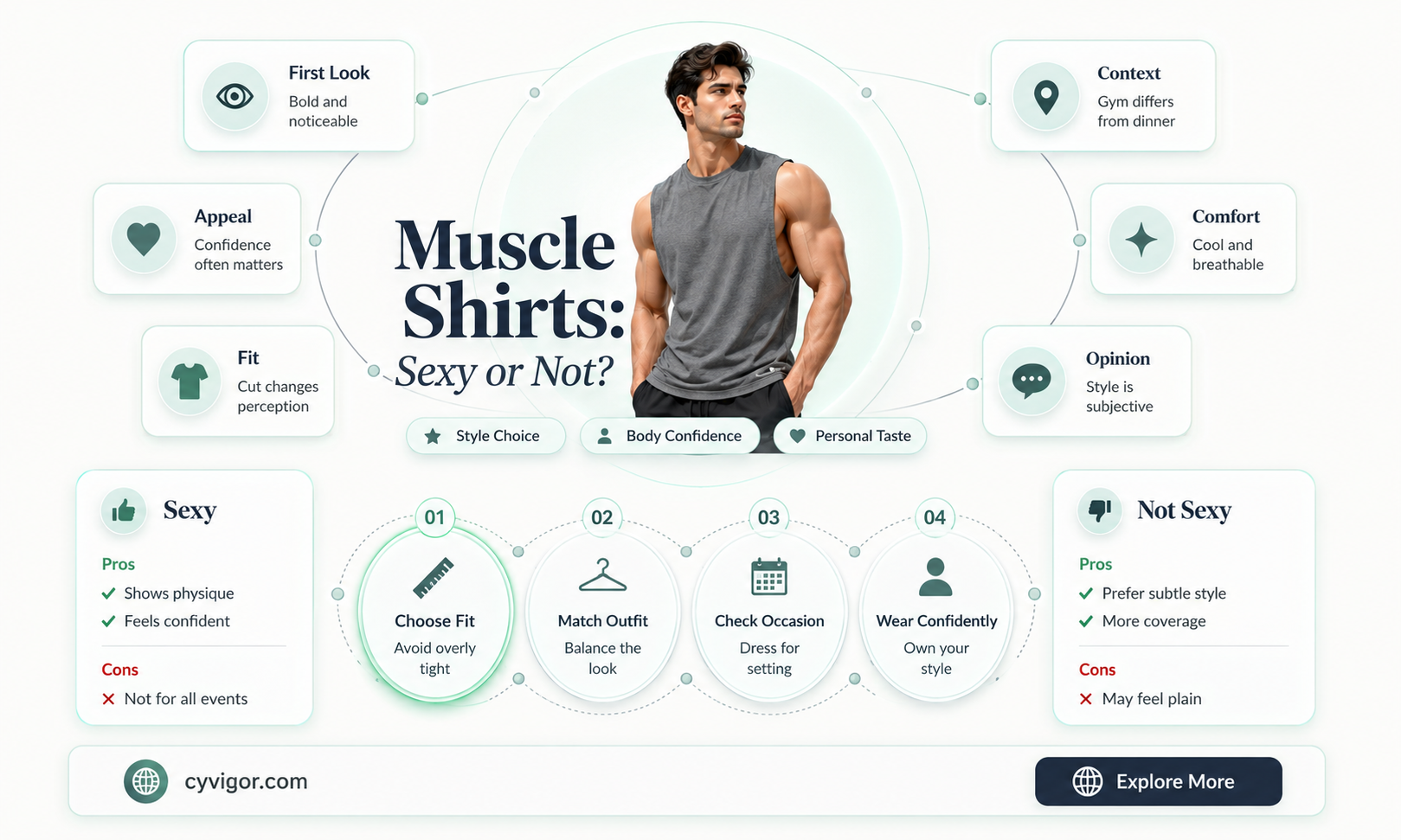 are muscle shirts attractive