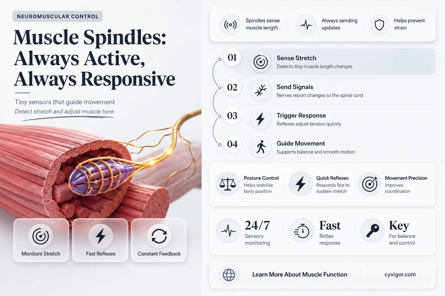 are muscle spindles tonically active