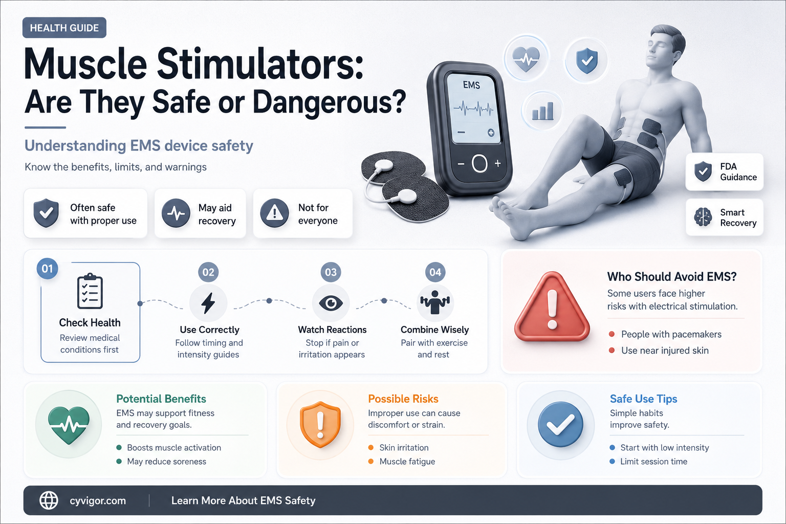 are muscle stimulators dangerous
