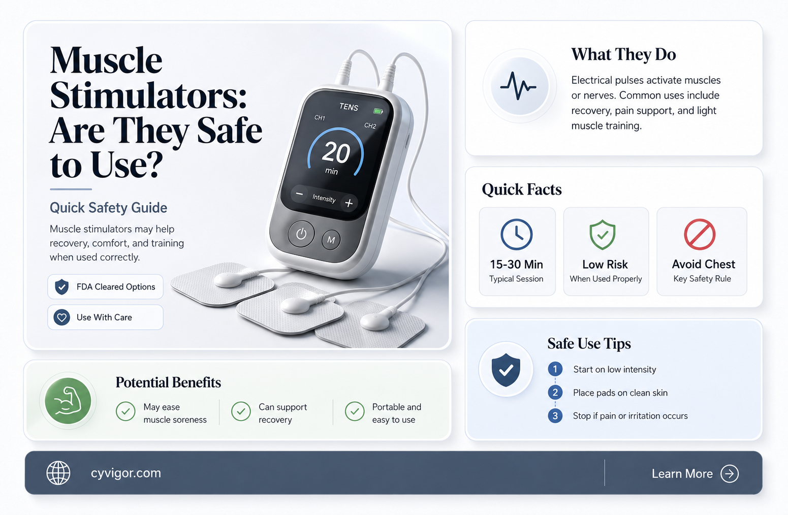 are muscle stimulators safe