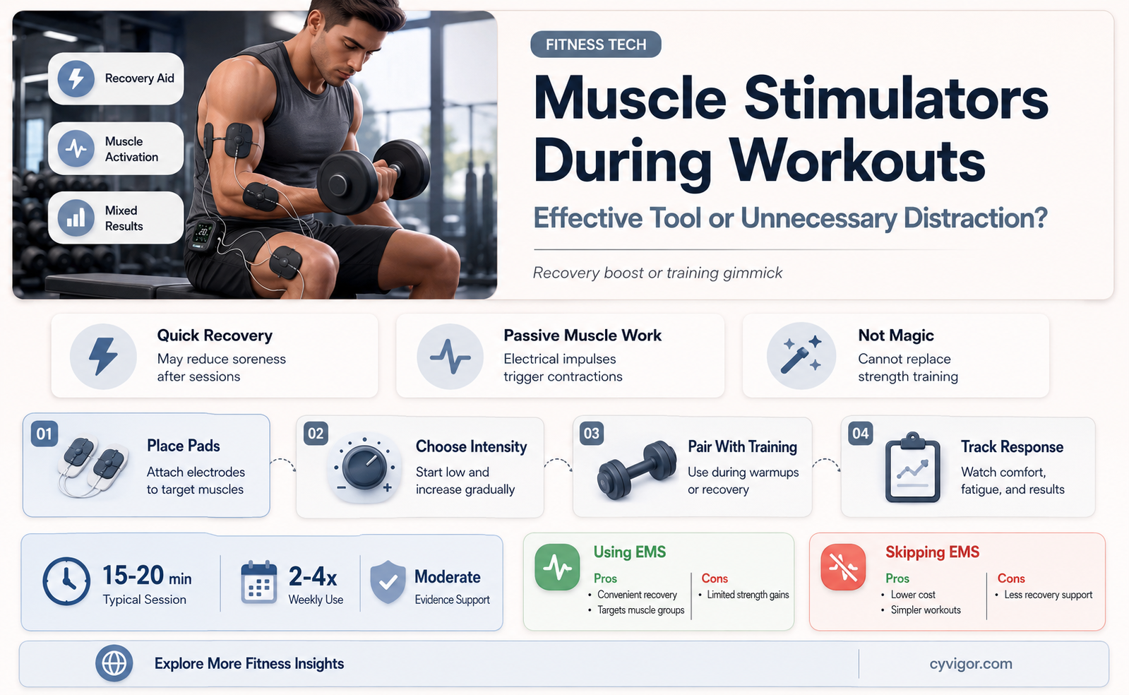 are muscle stimulators good to wear while working out