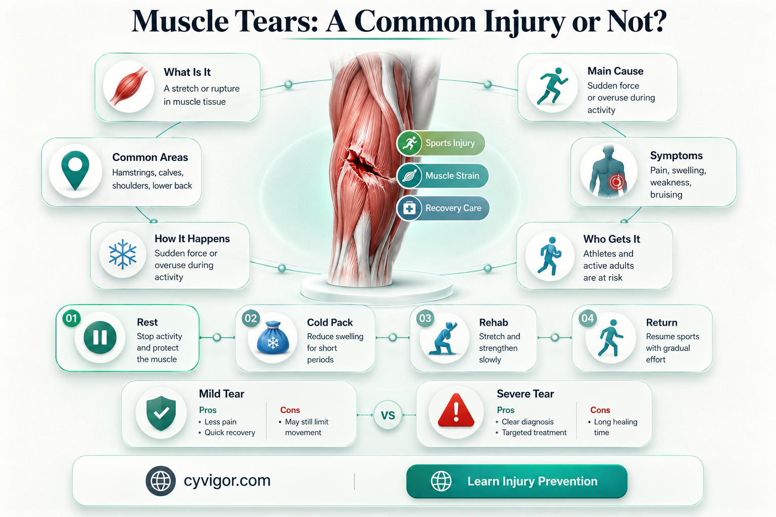 are muscle tears common