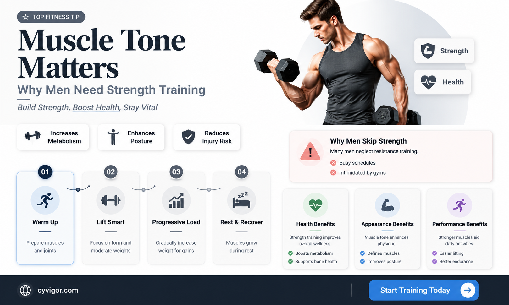 are men lacking muscle tone