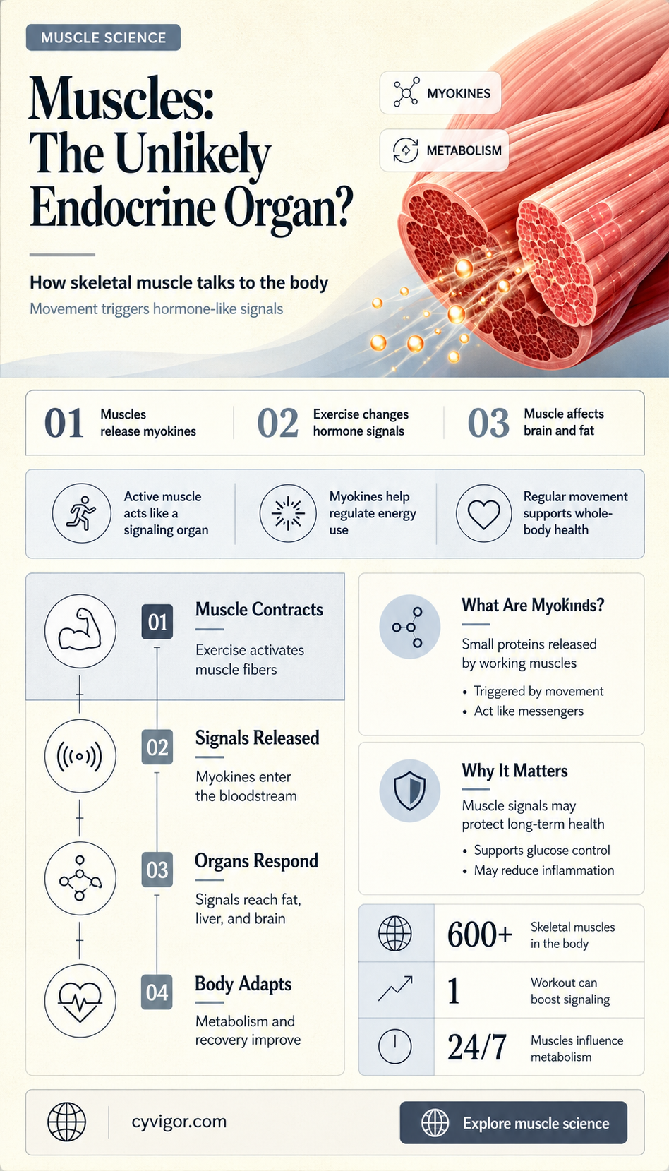 are muscles an endocrine organ