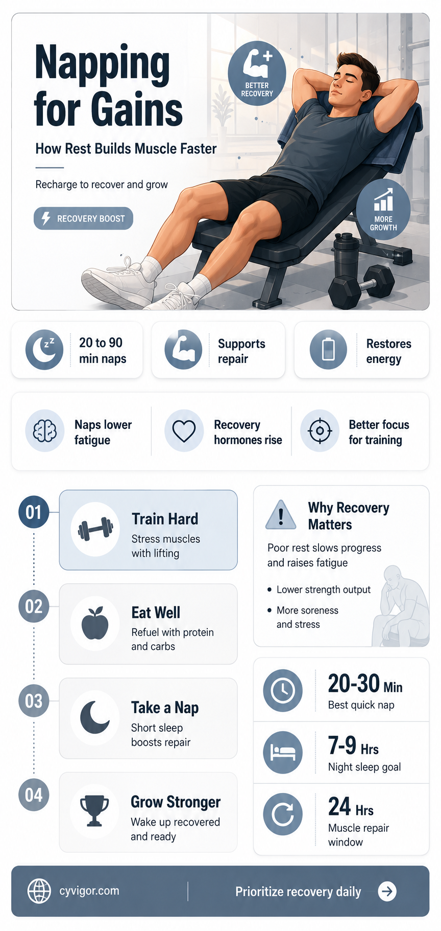 are naps good for muscle growth
