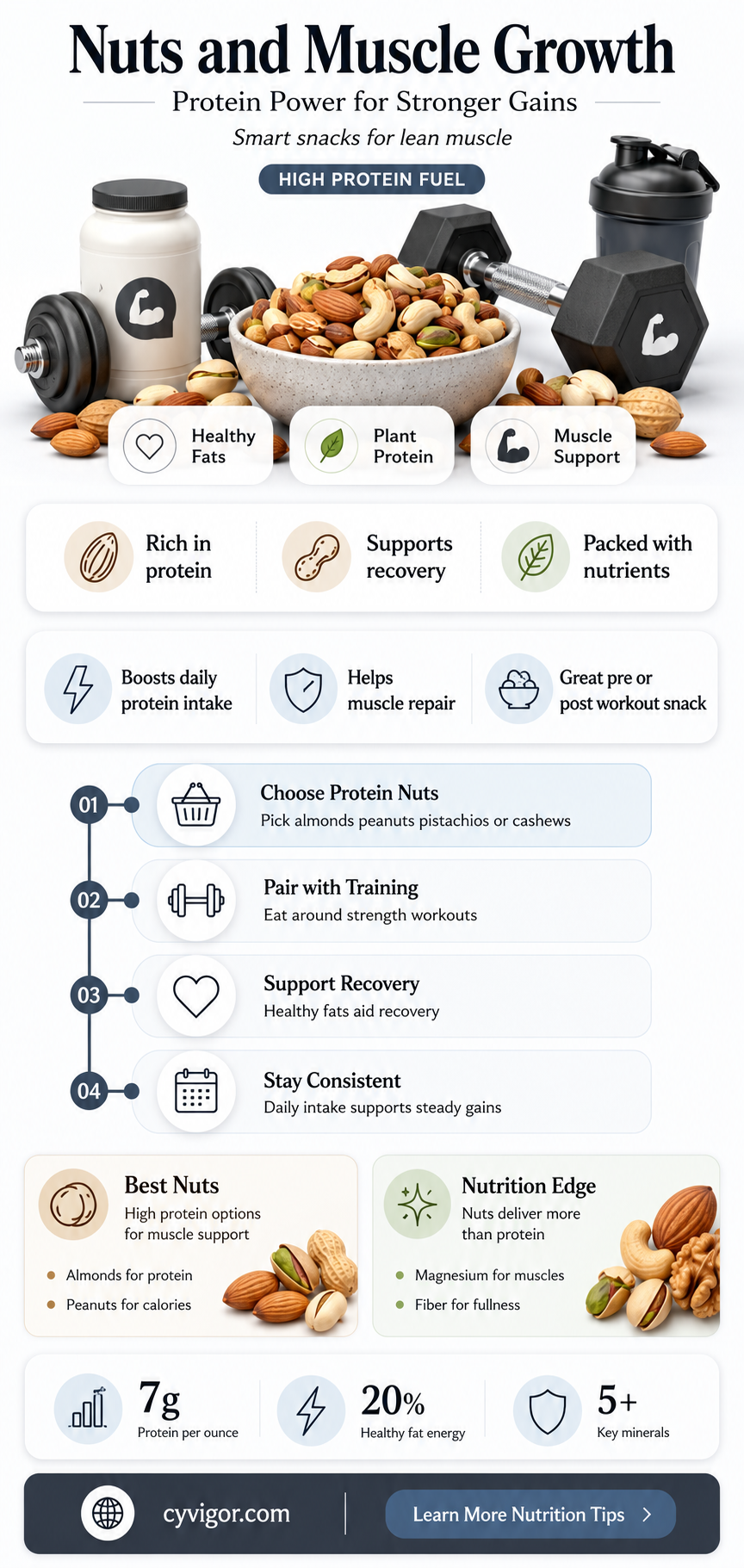 are nuts good for muscle growth