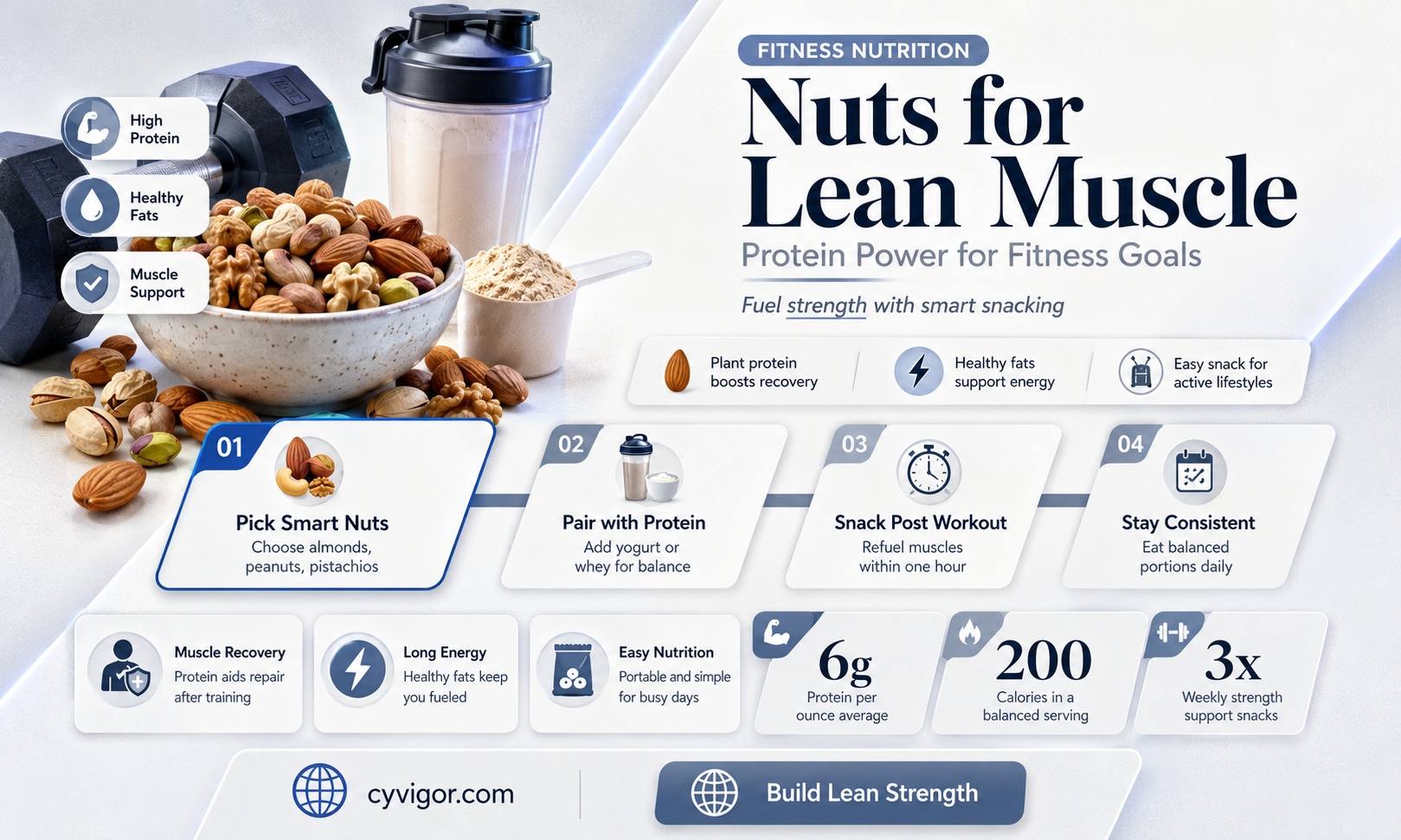 are nuts good for lean muscle