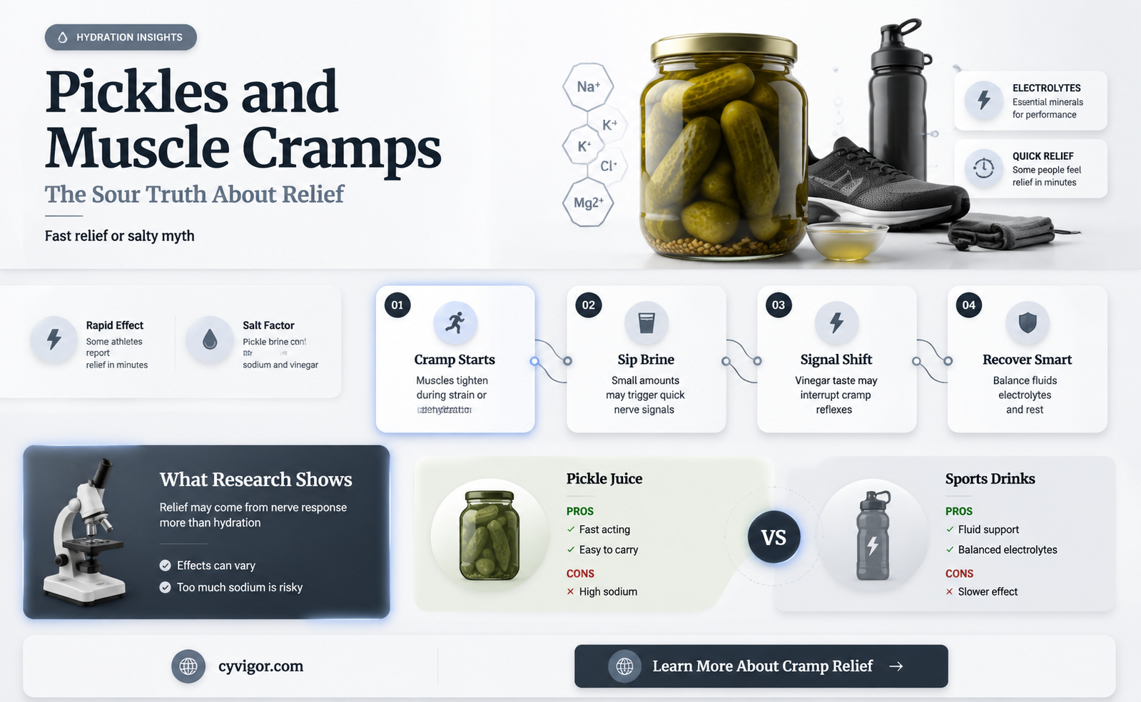 are pickles good for muscle cramps