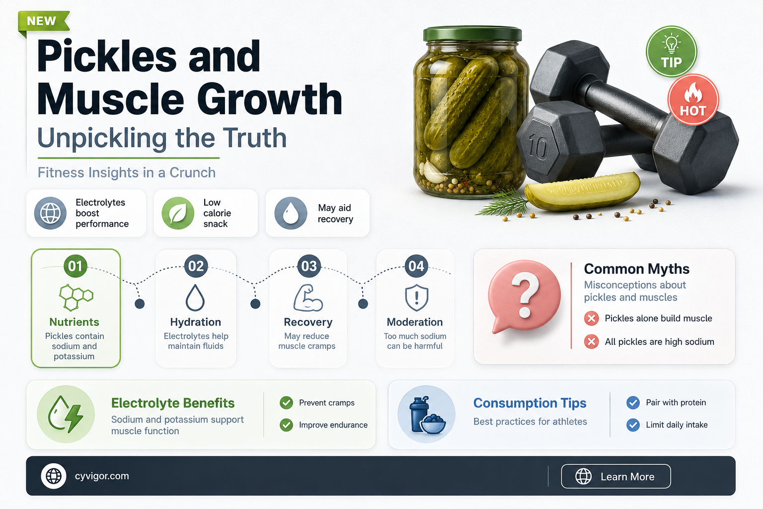 are pickles good for muscle growth