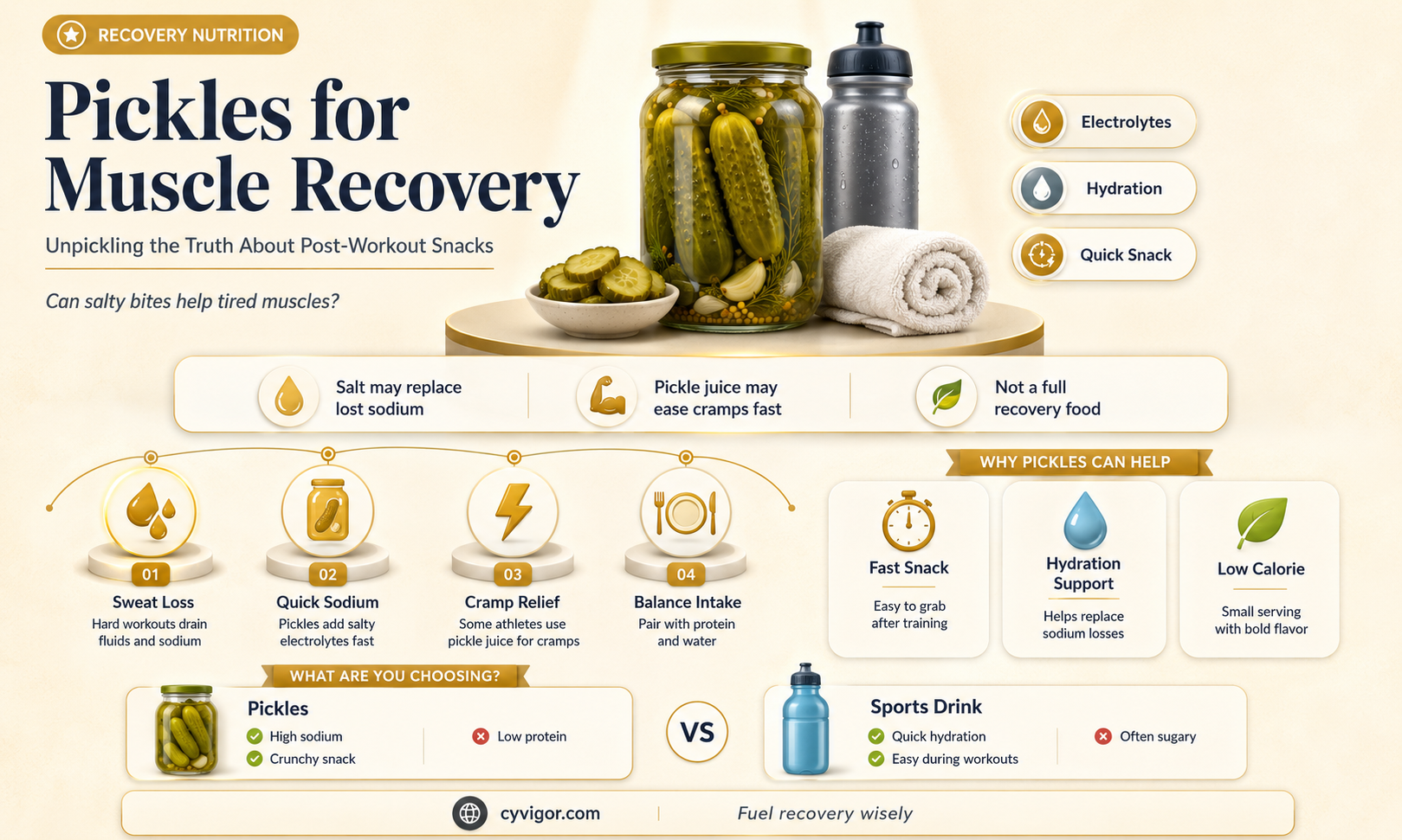 are pickles good for muscle recovery