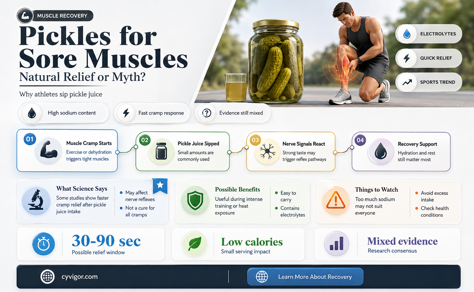 are pickles good for sore muscles