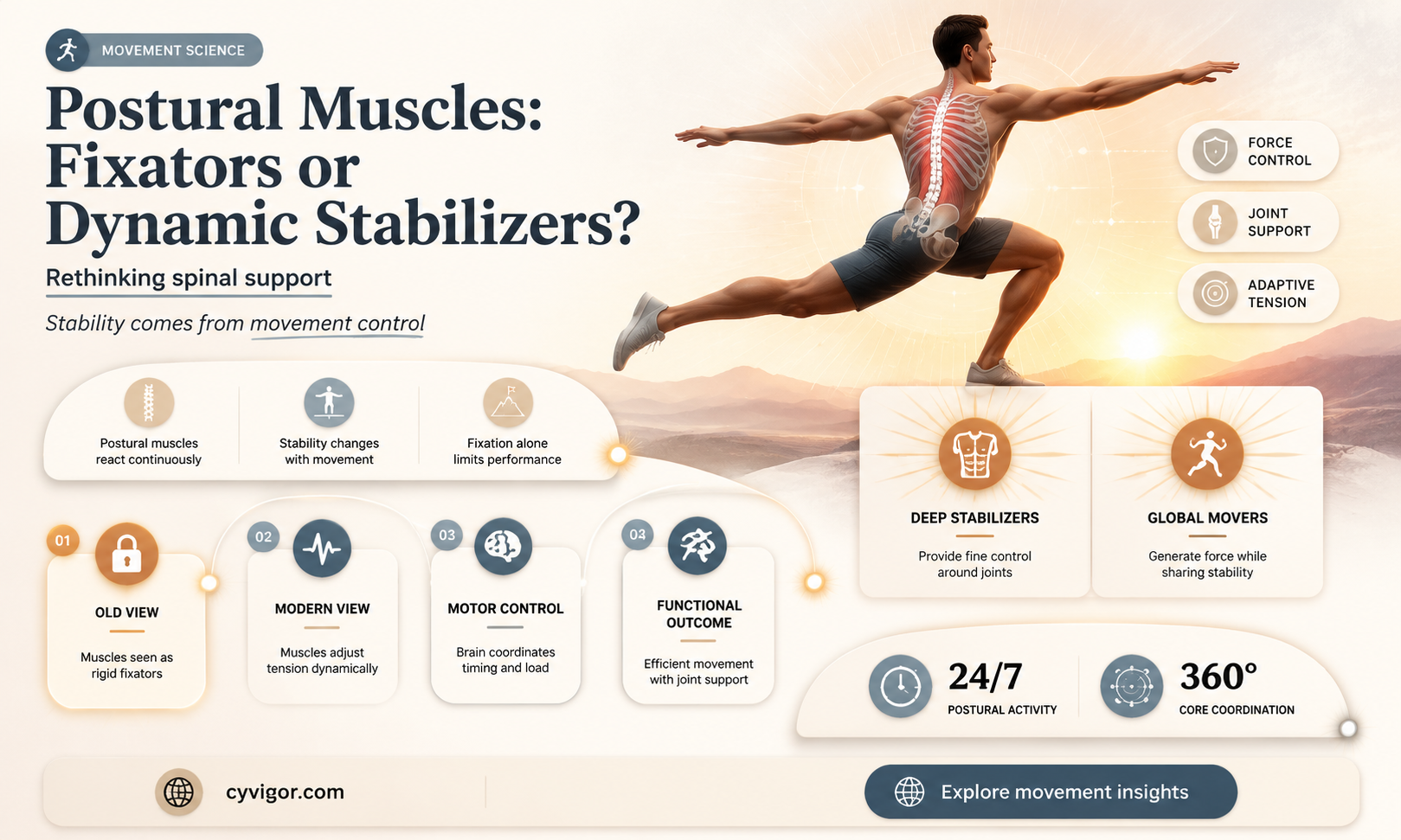 are postural muscles fixators