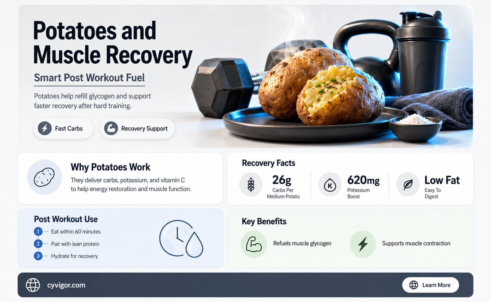 are potatoes good for muscle recovery