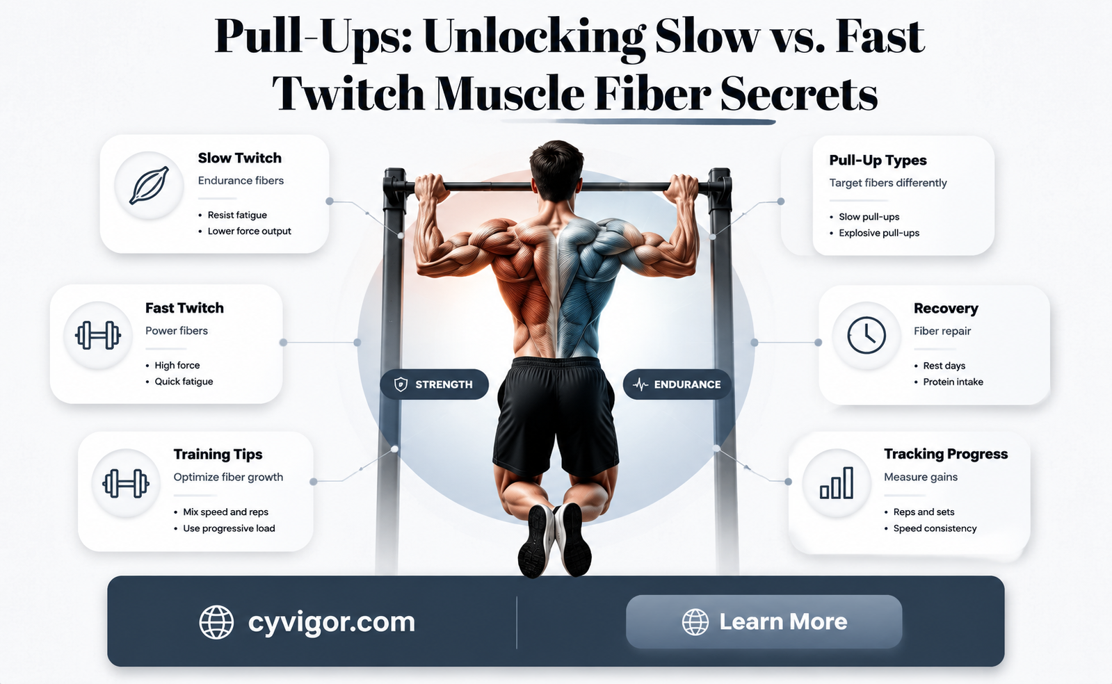 are pull ups slow or fast twitch muscle fibers