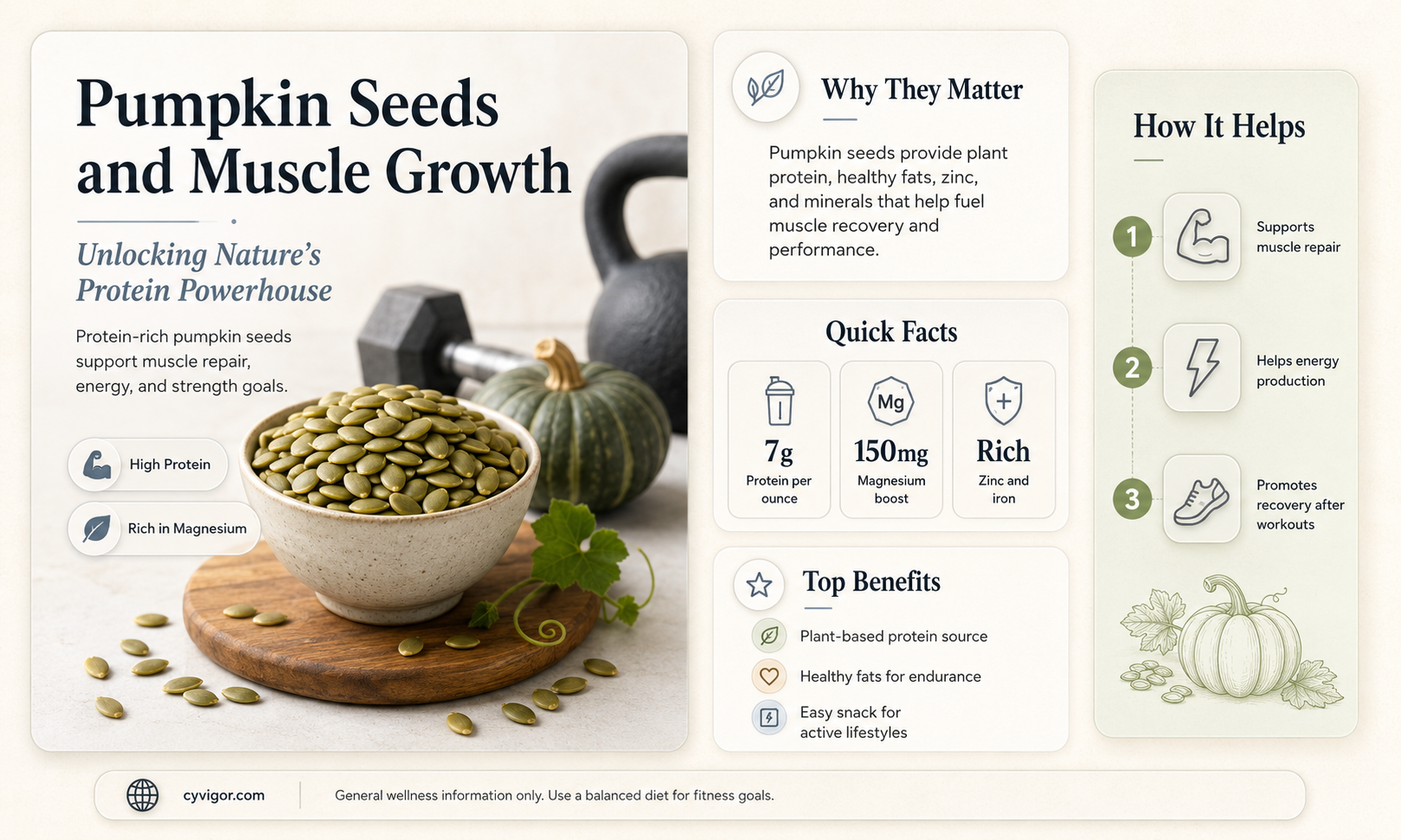 are pumpkin seeds good for muscle growth