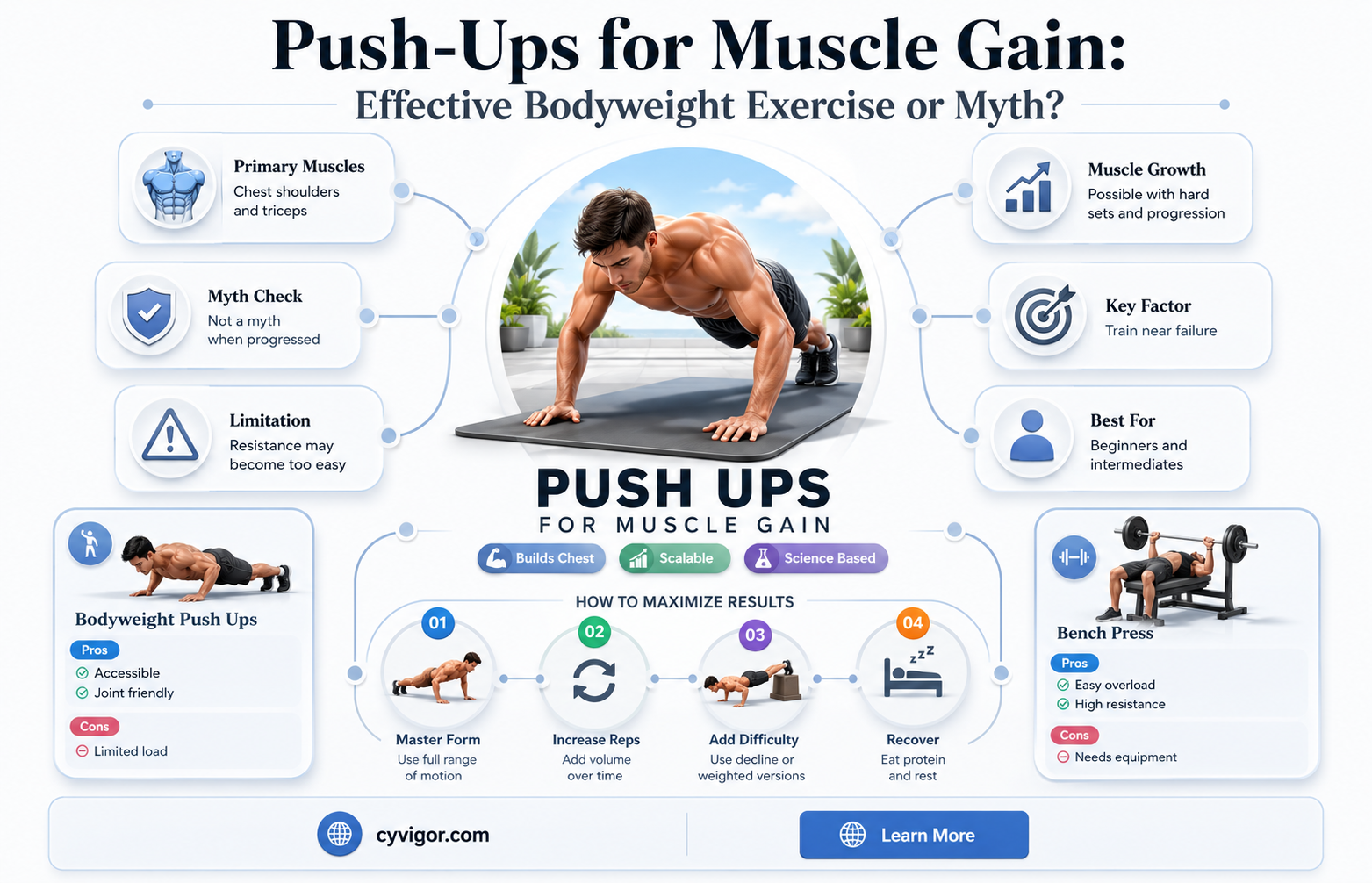 are push ups good for muscle weight