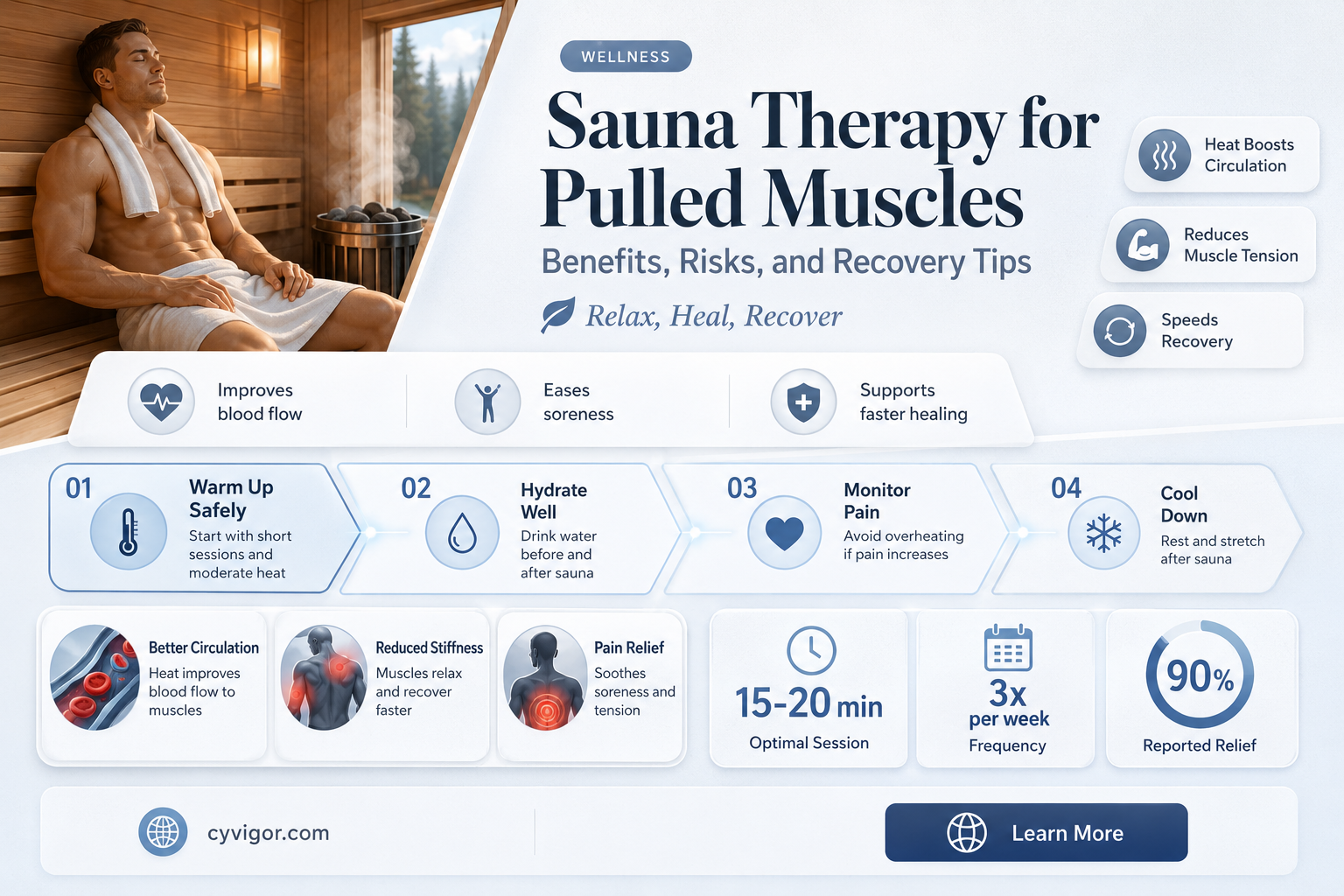 are saunas good for pulled muscles