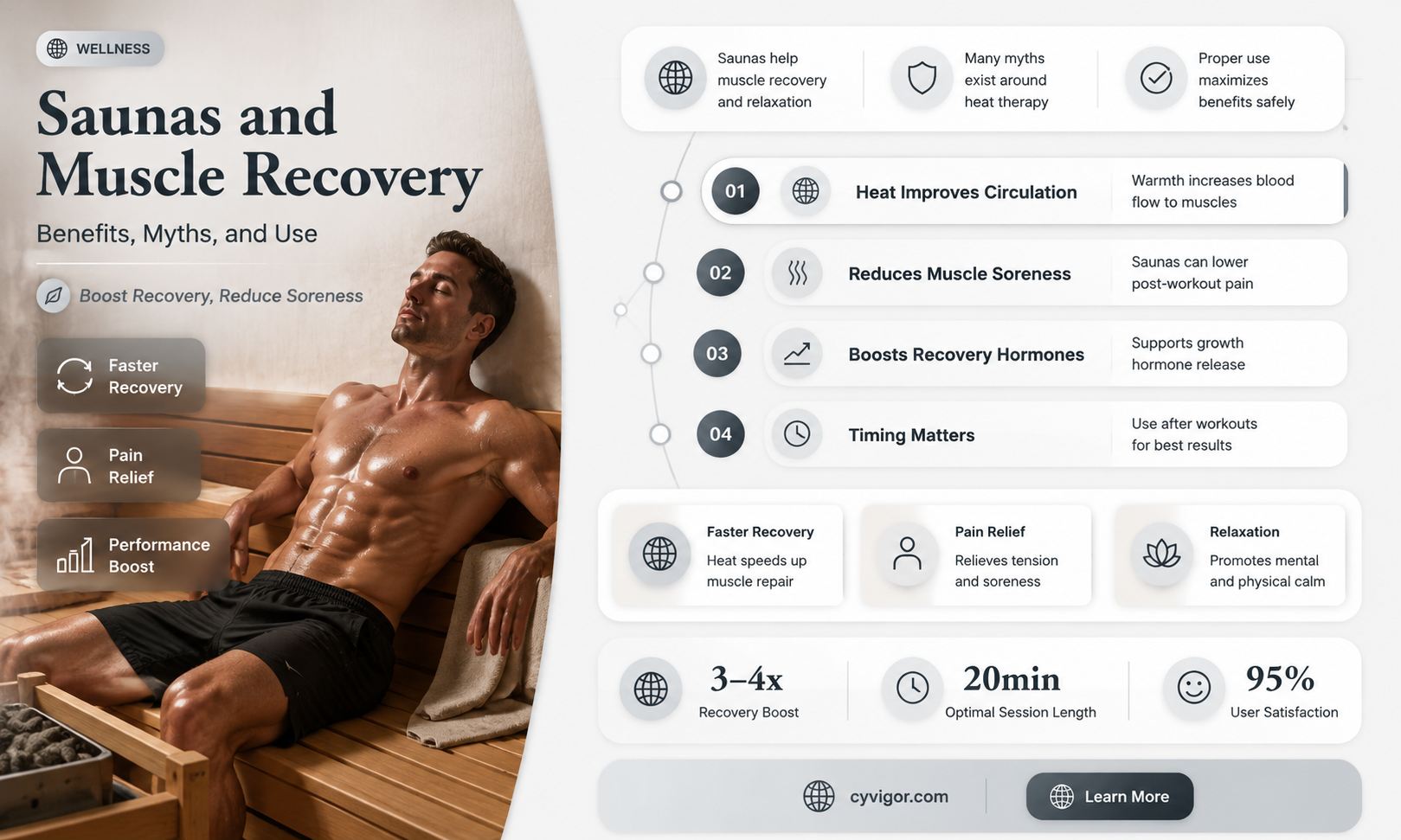 are saunas good for muscles