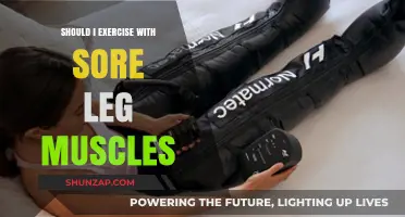 Sore Leg Muscles: Should You Exercise or Rest for Recovery?