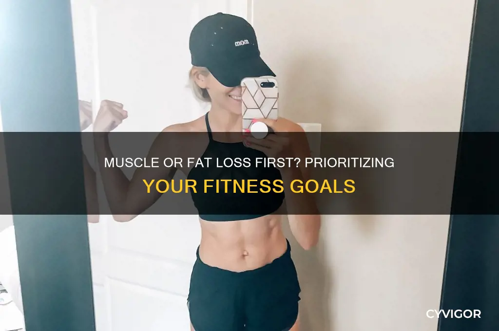 should i gain muscle first or lose fat