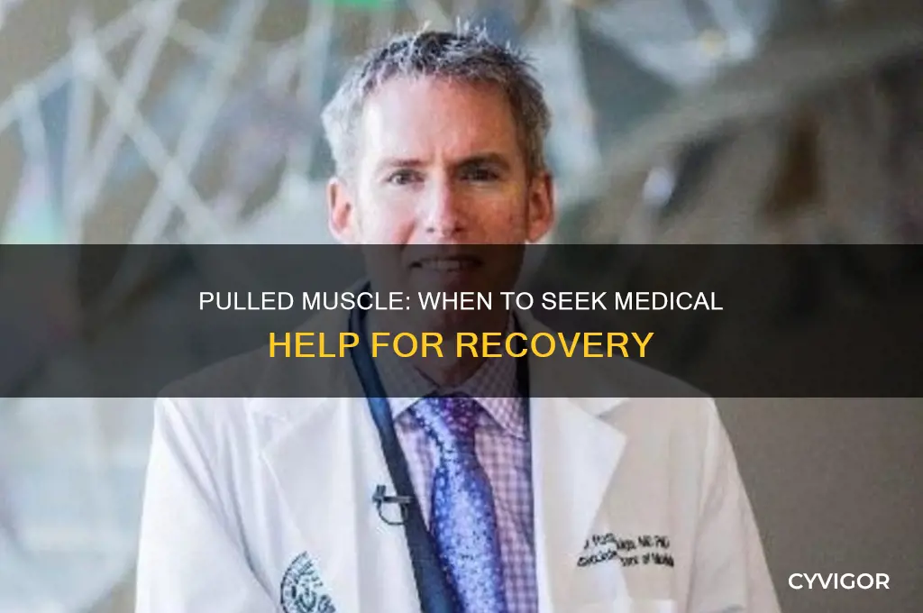 should i go to the doctor for pulled muscle