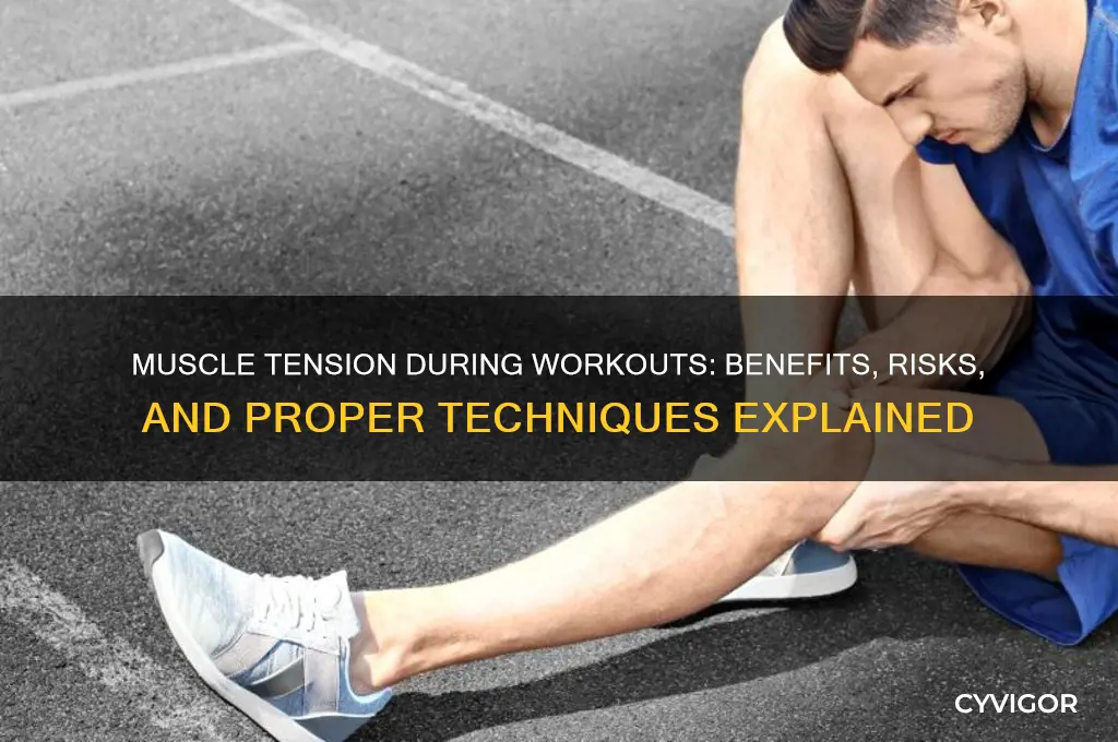 should i tense my muscles when working out
