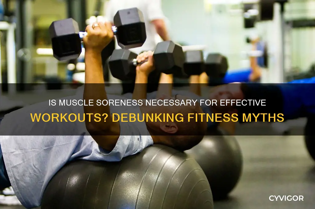 should i work out until my muscles are sore