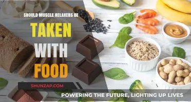 Should You Take Muscle Relaxers with Food? Expert Advice