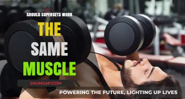 Supersets: Should They Target the Same Muscle Group for Optimal Results?
