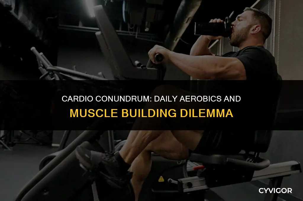 should you do cardio everyday when trying to build muscle