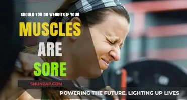 Sore Muscles? Here's How to Decide on Weight Training