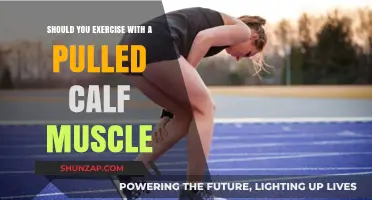 Pulled Calf Muscle: Should You Exercise or Rest for Recovery?
