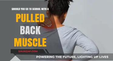 Pulled Back Muscle: Should You Attend School or Rest?