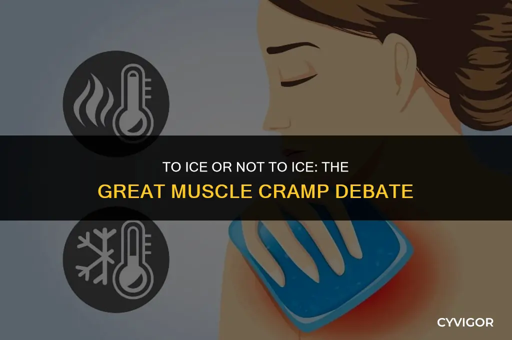 should you ice a cramped muscle