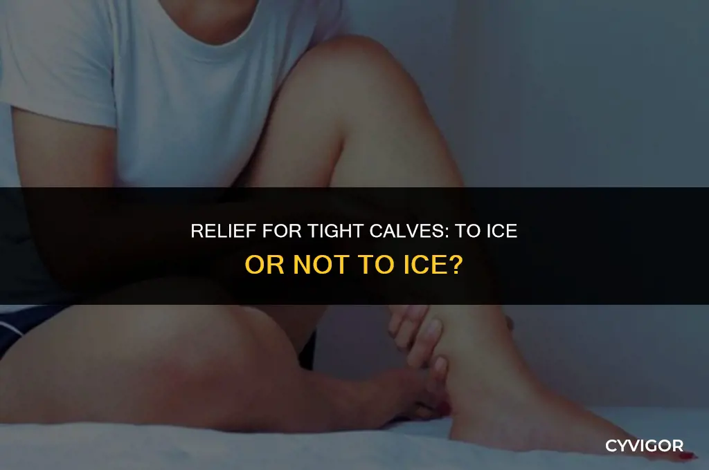 should you ice tight calf muscles