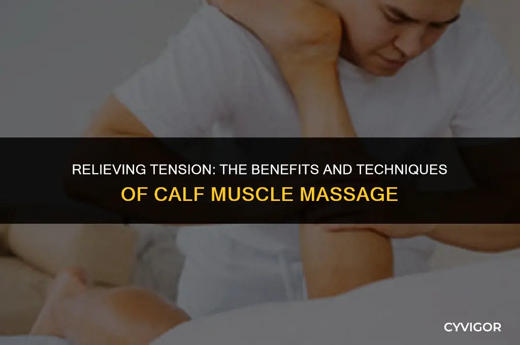 should you massage a calf muscle