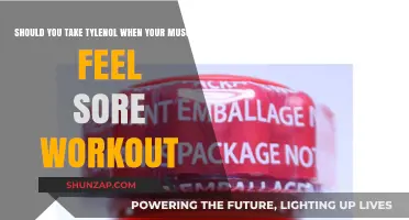 Should You Take Tylenol for Sore Muscles After a Workout?