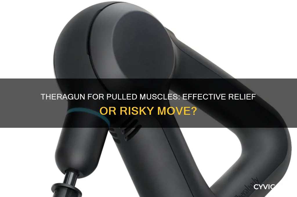 should you theragun a pulled muscle