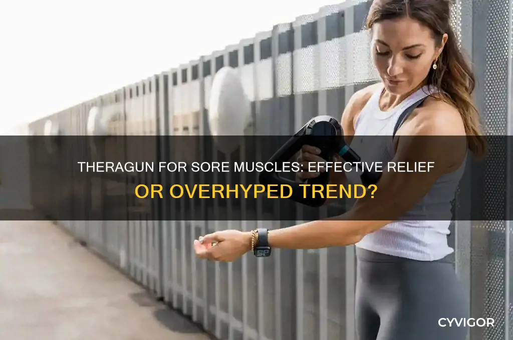 should you theragun sore muscles