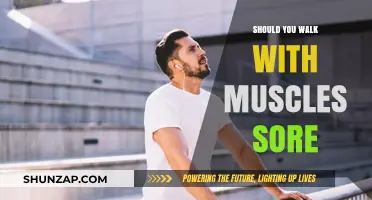 Walking with Sore Muscles: Benefits, Risks, and Recovery Tips