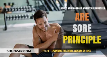Should You Work Out with Sore Muscles? The Principle Explained