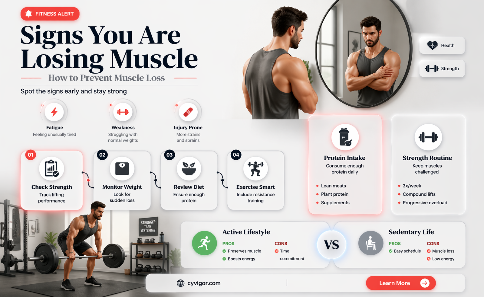 am i losing muscle signs