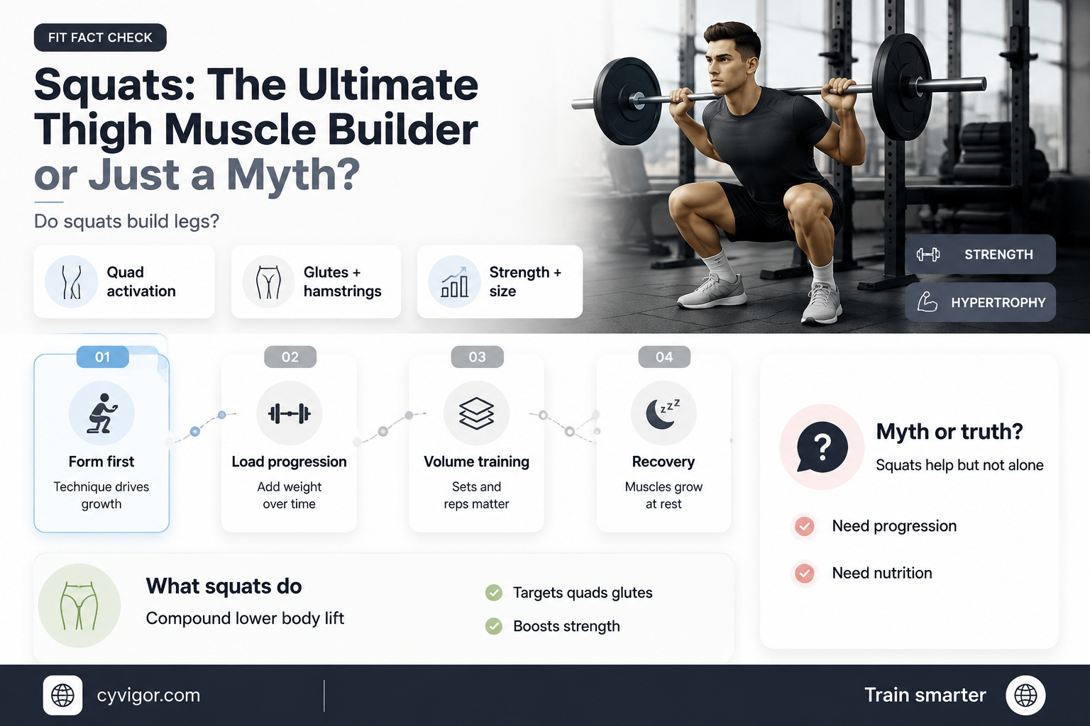 are squats good for you thigh muscles