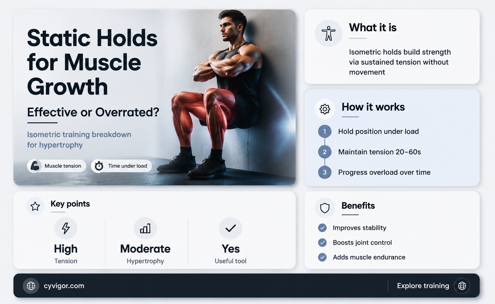 are static holds good for muscle growth